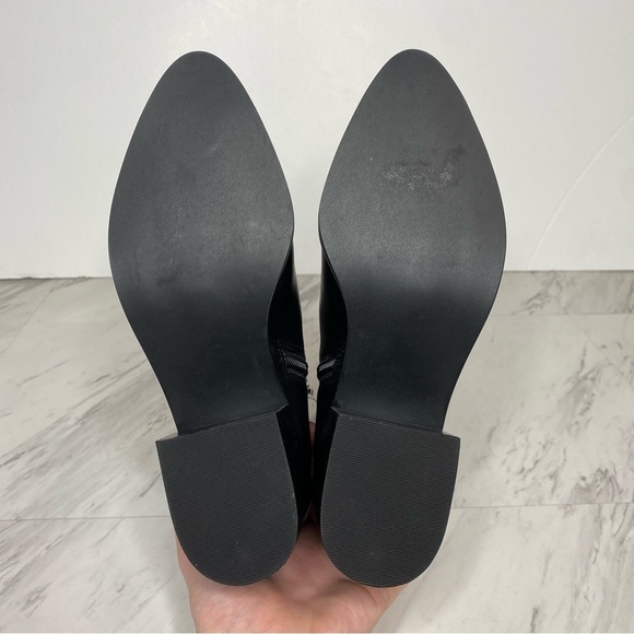 New! BP Baylee Black Faux Leather Bootie 7M - Picture 13 of 14